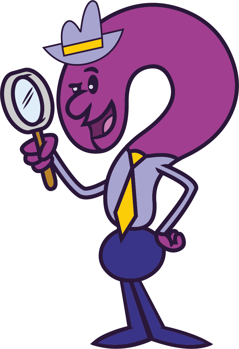 Detective Question Mark portrait